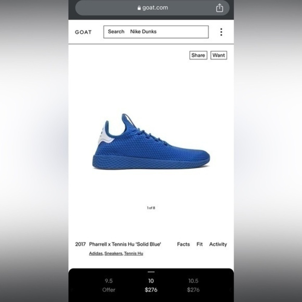 Human Made Blue Sneakers - Picture 4 of 13